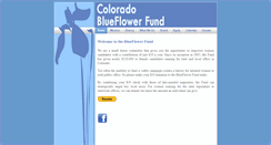 Desktop Screenshot of coloradoblueflowerfund.org